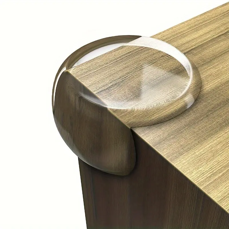 4pcs Anti-collision Mat Transparent Table Corner Protection Anti-knock Stick Table Bed Sharp Corner Window Protective Cover Corner Protectors