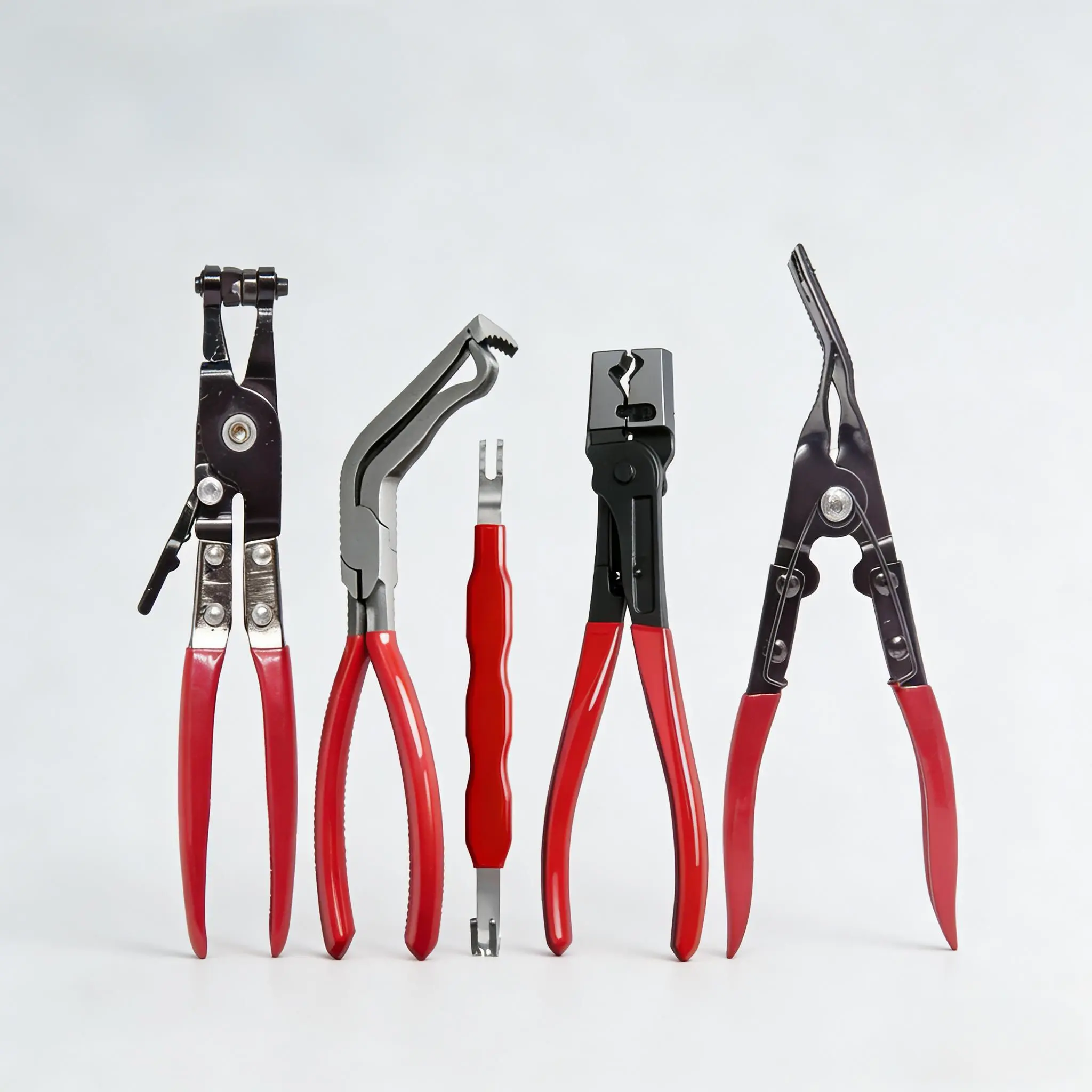 Car Trim Clip Removal Pliers Headlight Repair Door Panel Retainer Remover Tool,Automotive Push Pin Panel Clip Removal Pliers,Fuel Pipe Fastener Removal Tool