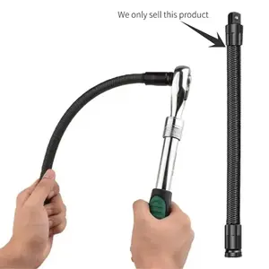 1/2 Flexible Shaft Extension Extender Torque Socket Ratchet Spanners Electric Wrench Connecting Rod Hand Tools Power Ratchet Wrench