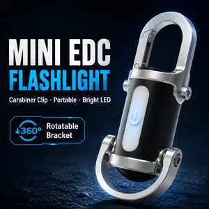 Mini USB Rechargeable Keychain Pendant Light