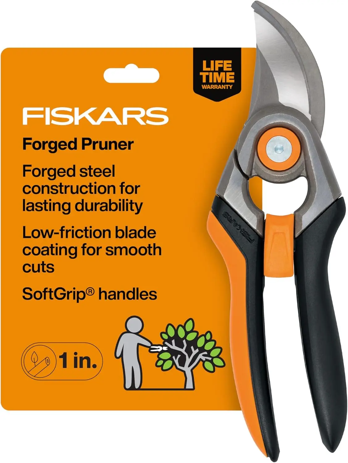 Fiskars Forged Steel Bypass Pruning Shears (4 Options)