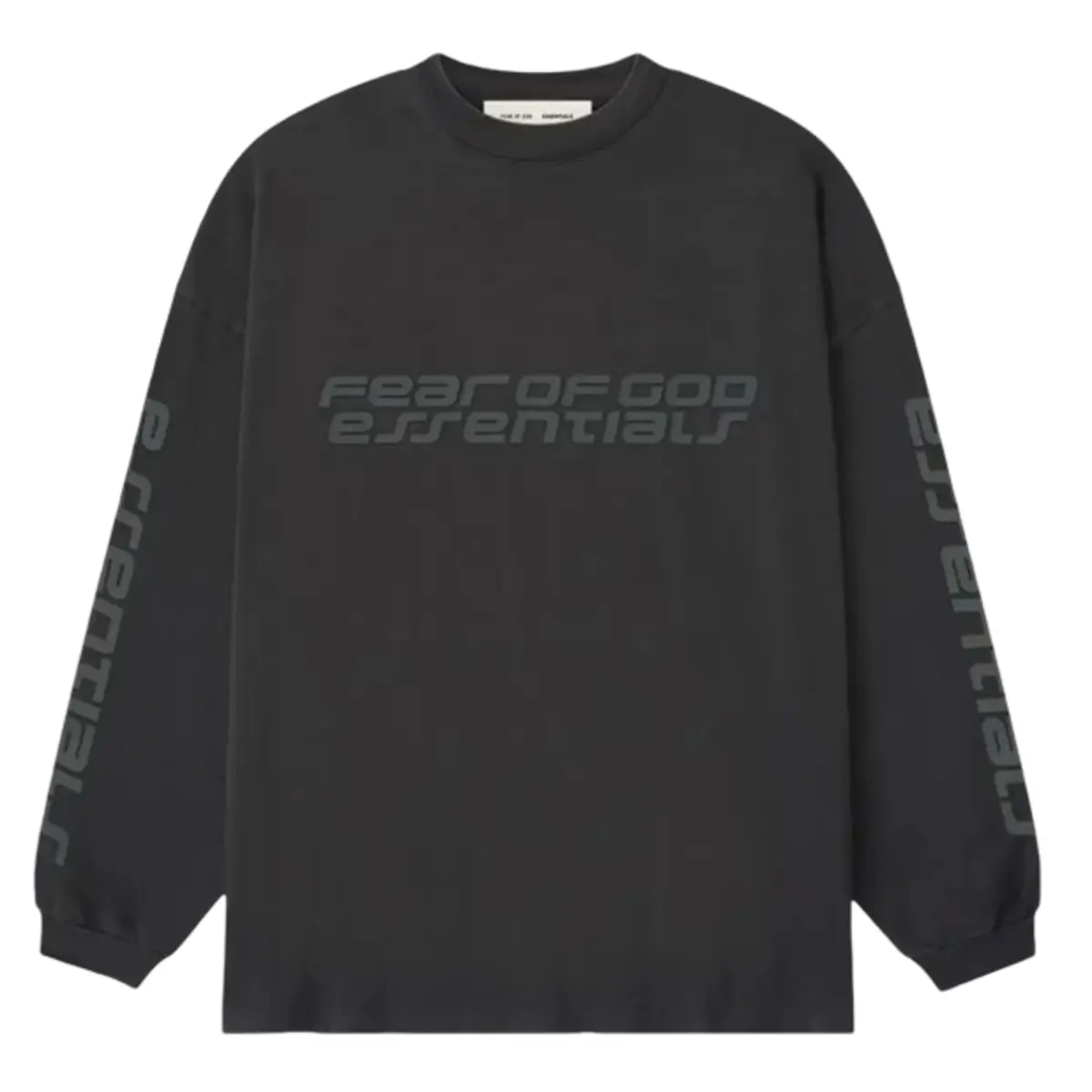Fear of God Essentials 90's Long Sleeve Tee Vintage Black Men's Fashion T-shirt New