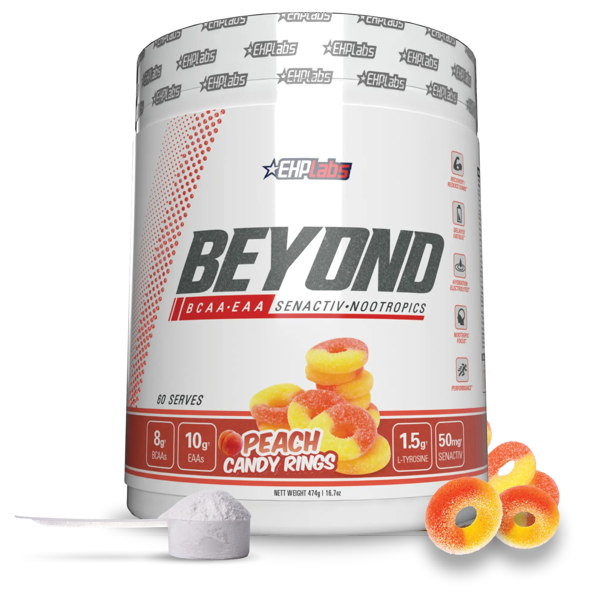 Beyond BCAA+EAA Intra-Workout 30 Serves Amino Acids Senactive Muscle Recovery Hydration Supplement Healthcare