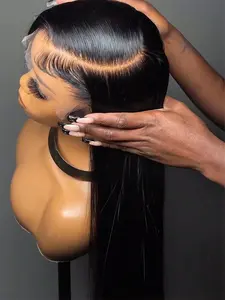Bling Hair Brazilian 34 36 Inch Bone Straight 13x4 13x6 HD Lace Front Human Hair Wigs Smooth Lace Frontal Human Hair Wig For Women Pre Plucked 180 Density TikTokShopHolidayHaul