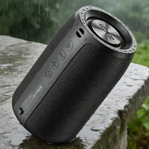 10W Waterproof Speaker ZEALOT, IPX5 & Compact, Hi-Fi Audio & Deep Bass, TF/USB/AUX Modes, Extended Playtime, Great Bluetooth-compatible Speaker for Hiking Outdoor Home Use.