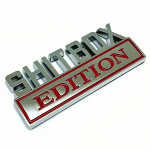 Universal Plastic Car Badge Sticker, 3D Emblem Decal for Vehicles, Motorcycles, Trucks & Suvs, Body Door Decoration Accessory, Truck Decals, Decal for Cars