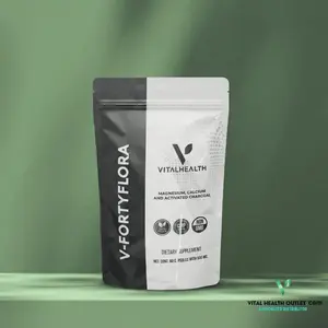 Vital Health V-Fortyflora - Activated Charcoal & Mineral Digestive Aid