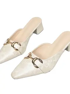 Versatile Low Heel Mules, Comfortable and Easy to Walk, Non-Pressing Feet, Perfect for Daily Commute and Dates, All-Around Fit