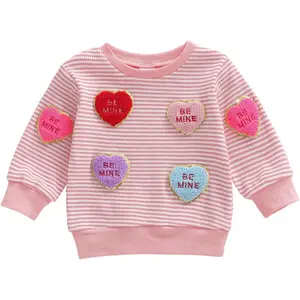 Toddler Baby Boy Girl Halloween Outfit Pumpkin Sweatshirts Long Sleeve Crewneck Pullover Kids Fall Winter Clothes