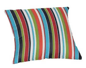 Naturesroom Outdoor Sunbrella Pillows for Patio Furniture 16" W x 16" L X 6" Design Spill Proof Fade Resistant Made in USA Reversible Color Throw Pillow Set