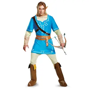 Legend of Zelda Link Breath of the Wild Men's Deluxe Costume