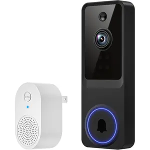Video Doorbell Camera,1080P FHD, Motion Detection, Two-Way Audio, Night Vision, Cloud Storage,  , 2.4GHz  Only, Indoor Outdoor