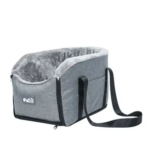 FANGFANG PET car cat kennel car central control package cat nest car cushion seat pet out handbag suitable for small and medium-sized pets.