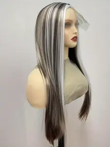 30 Inch Long Straight Synthetic Wigs for Women,  Gorgeous Fluffy Wigs without Bangs for Cosplay, Anime or Costume Party, Striking Natural Fluffy Hair Wigs without Bangs for Daily & Party Hairstyle Decoration