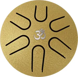 Steel Drums 3 Inch 6 Note Hand Drums with Handpan, 1 Pair Mallets, Storage Drum Bag & Note Sticks Music Studio, Percussion Instrument Mini Tongue