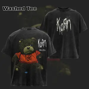 Retro Korn issues rock band Tshirt , Korn Band tshirt & Hoodie. Washed Oversized T-Shirt , Rock Band Shirt, Retro Music Tee, Rock Music Lover Shirt, Vintage Band Shirts Casual Fabric Fit Top , Top Men's and Women's Clothing