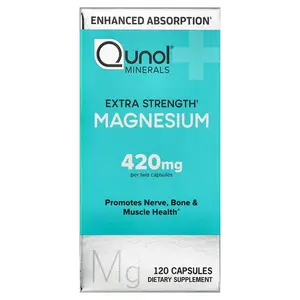 Qunol Magnesium, 120 Capsules (210 mg per Capsule)