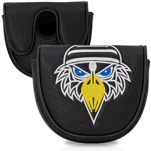1pc Golf Club Covers, Club Head Protection Covers, Wood Covers, Eagle Head Design Style, Durable & Stylish Golf Accessories