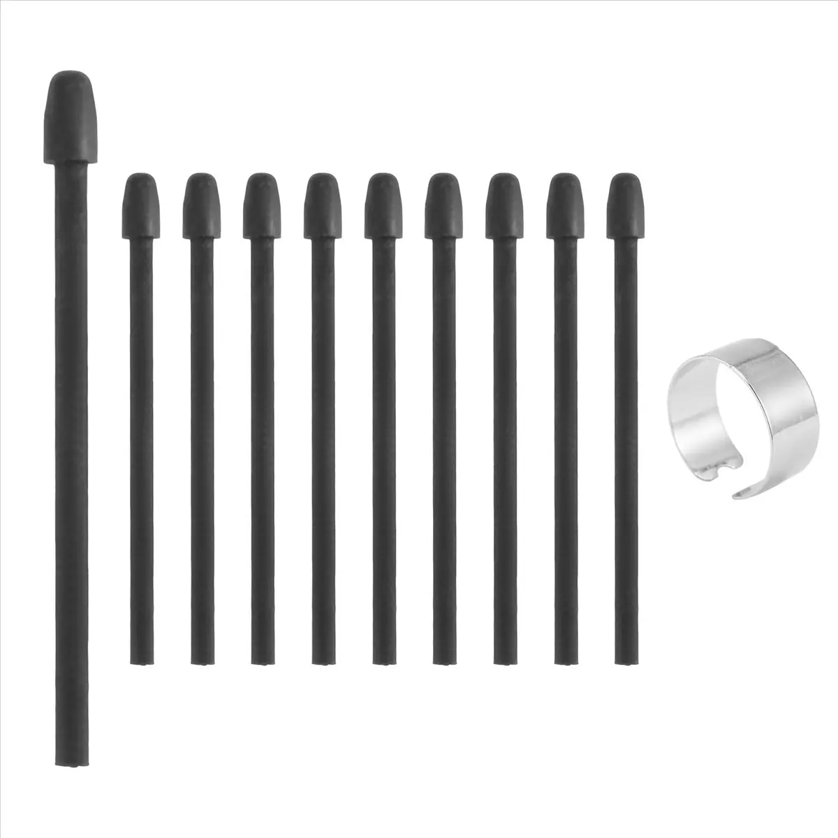 10PCS Soft Texture Fiber Precise Nibs with Tool - Tablet Writing Accessories for Remarkable 1/2 Stylus, Boox Pen2/Pen Plus Replacement Marker Pen Tips