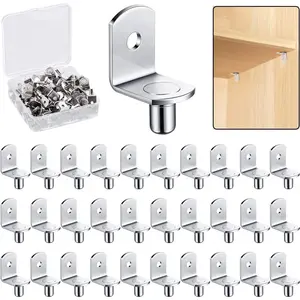 1/4 Inch Shelf Support Peg L-Shaped Furniture Replacement Peg with Hole for Cabinets Shelves Easy Installation DIY Enthusiasts Contractors Hardware Haven