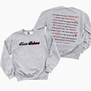 Team Delena Sweatshirt Damon Salvatore Sweatshirt Elena Gilbert Mystic Falls Perfect Gift For Hoodied Everyday Cotton Sweaters