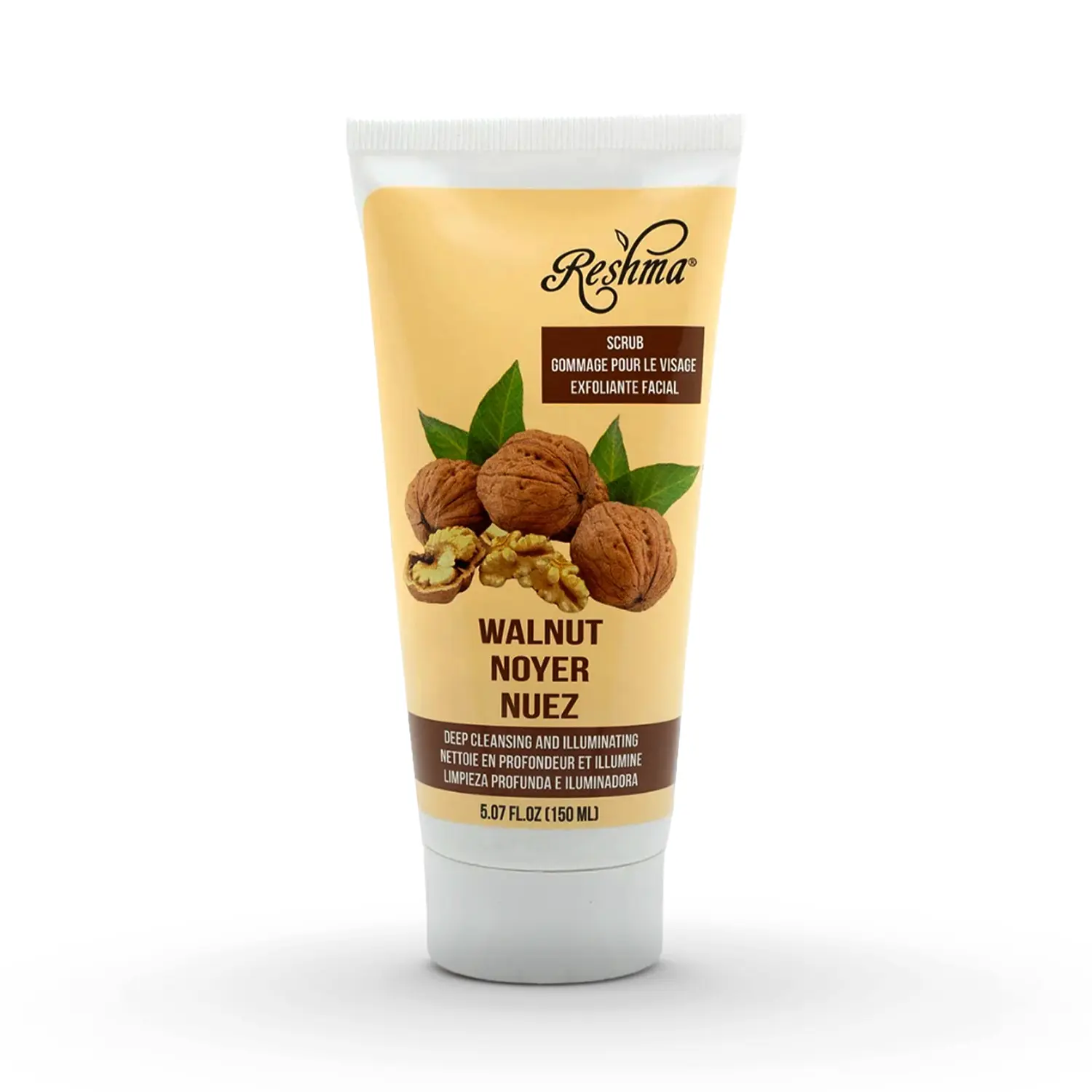 Reshma Beauty Walnut Scrub- Face & Body- Exfoliating & Illuminating- Skincare 