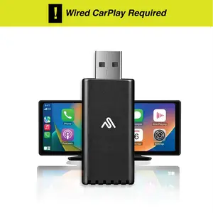 AutoSky Wireless CarPlay Adapter - Convert any vehicle with Wired CarPlay into Wireless CarPlay - Wired CarPlay REQUIRED