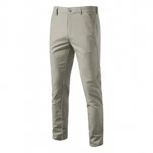 Men's Straight-Fit Casual Stretch Chino Pants