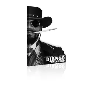 Django Unchained Movie Poster Modern abstract canvas painting, stylish printed poster, suitable for home decoration in the living room, dining room, bedroom, bathroom, and office. Also a perfect holiday gift. Framed, 30x40cm