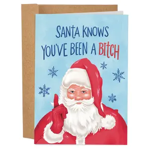 Sleazy Greetings - The Funniest Greeting Cards Ever - Gag Christmas Cards - Funny Christmas Cards