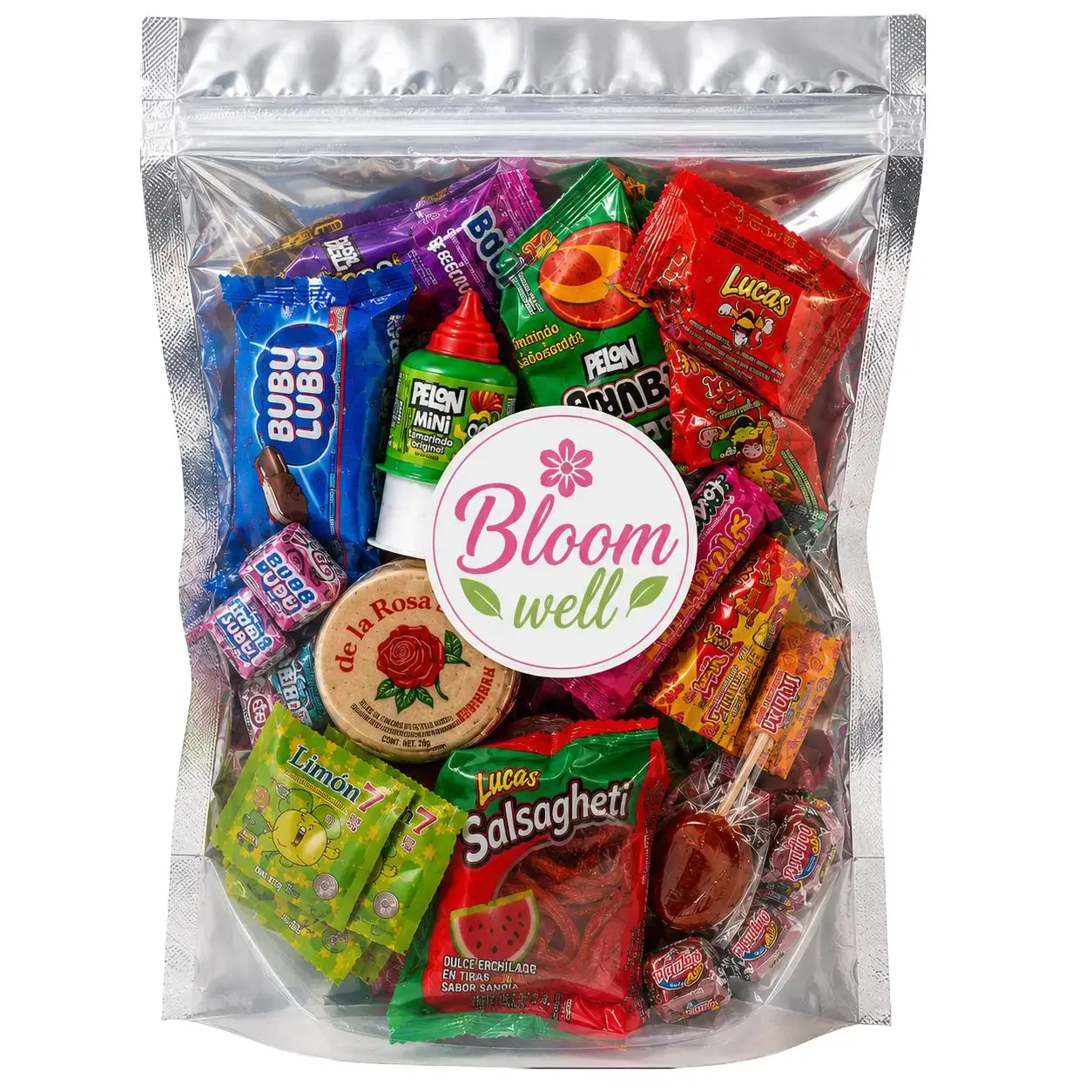 Traditional Mexican Assorted Candies & Snacks Variety Pack - Sweet, Sour, Spicy Favorites by Bloom Well | Dulces Mexicanos Assortment