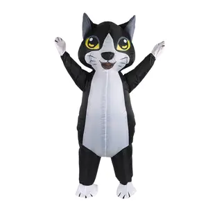 Inflatable Cat Costume for Adult Funny Costumes Cosplay Fantasy Blow up Costume for Party Halloween