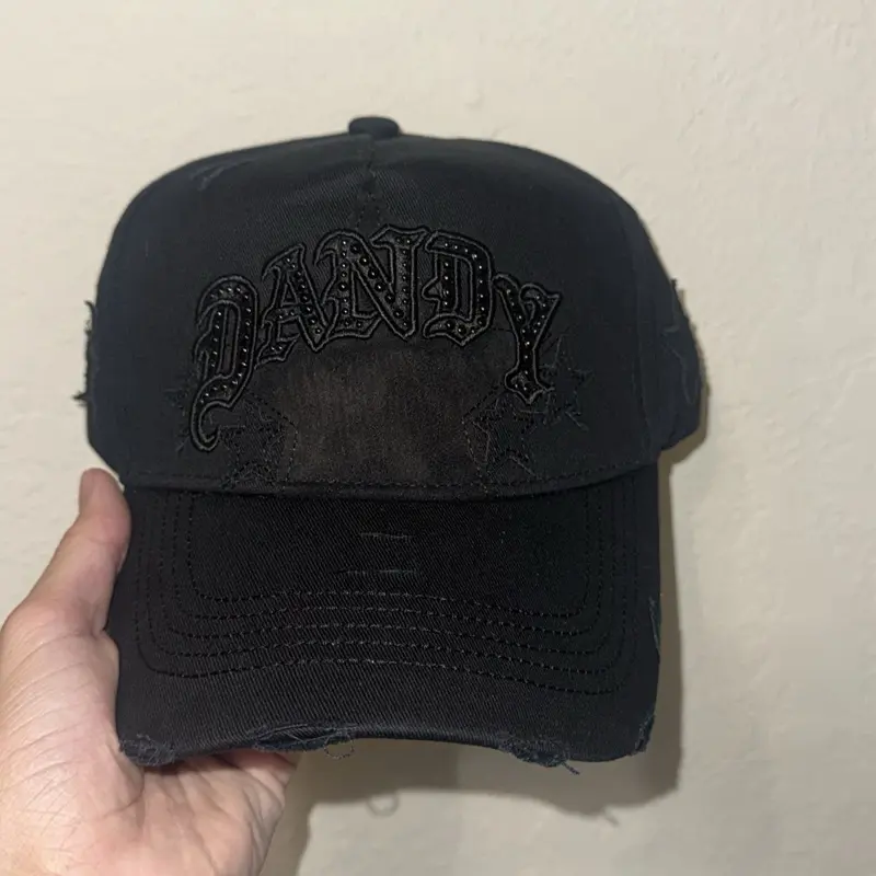 Black rockstar hat