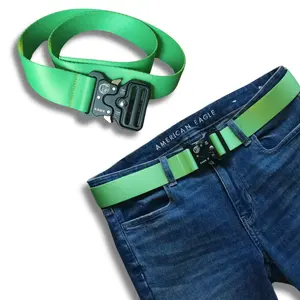 Tactical Belt - Solid Green - BEHYR Gear