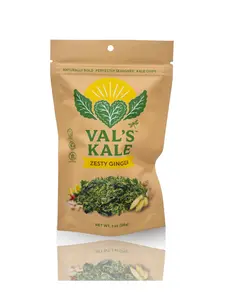 Val's Zesty Ginger Kale Chips