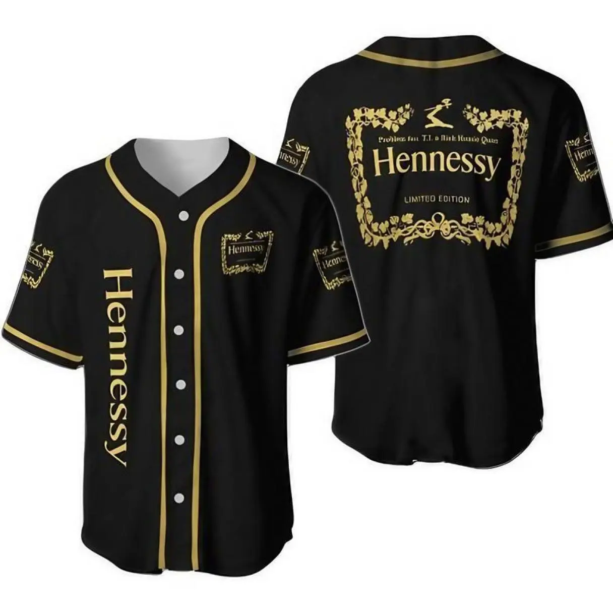 Trendy Hennessy Black Limited Edition Unisex Baseball Jerseys, Party Shirt, Lovely Cute Gift For Drinking Lovers, Everyday Wear