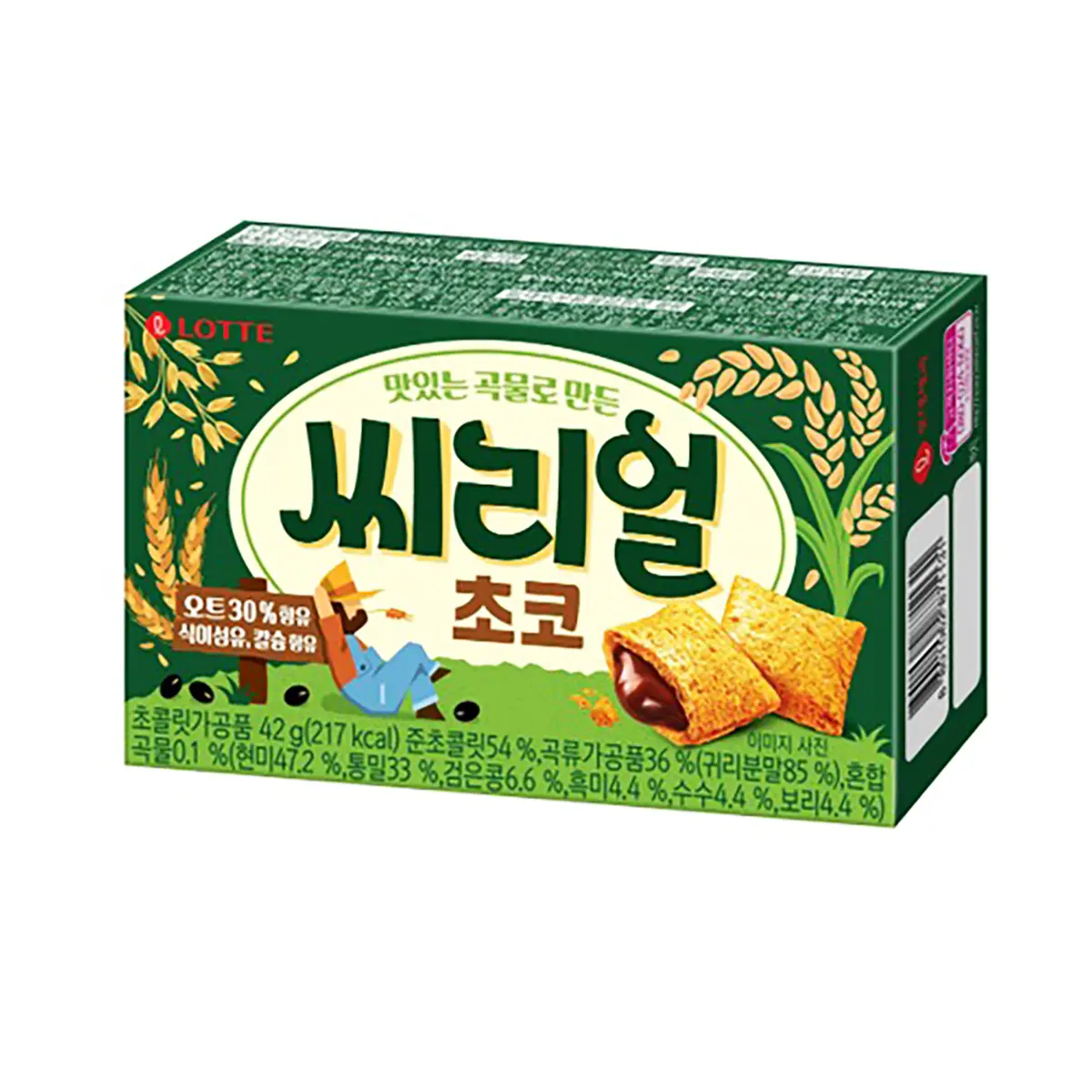 Lotte Cereal Choco 42 g - Delicious Breakfast Snack Chocolates Snack Lotte Cereal Choco 42 g - Delicious Breakfast Snack Chocolates Snack