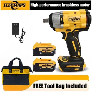 Impact Wrench (250 N·m Torque) — Compatible with DeWALT Lithium Batteries — 3-in-1 Multifunctional Design —Get a FREE Tool Bag with Your Order