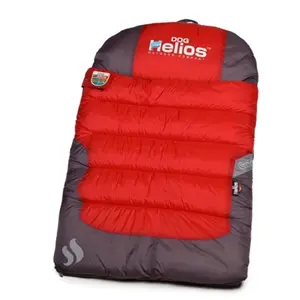 212 MAIN Outdoor Medium Size Travel Dog Bed, Helios Trail-Barker Multi-Surface Design, Nylon Handle, Roll-Up Pack, Travel-Friendly - Red