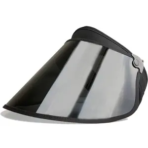 Polarized Full Face Visor Sun Shield – UV Protection, Adjustable 19"-25", Bamboo Sweatband, 360° Rotating Lens – Golf, Beach & Outdoor Sports