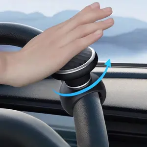 Car Steering Wheel Aid Ball with Silicone Pad, Effortless Turning, Enhanced Control, Stability, New Driver Tool, Novice, Novice Drivers, 1pc Diamond Shape Assist Ball, Assistant Ball