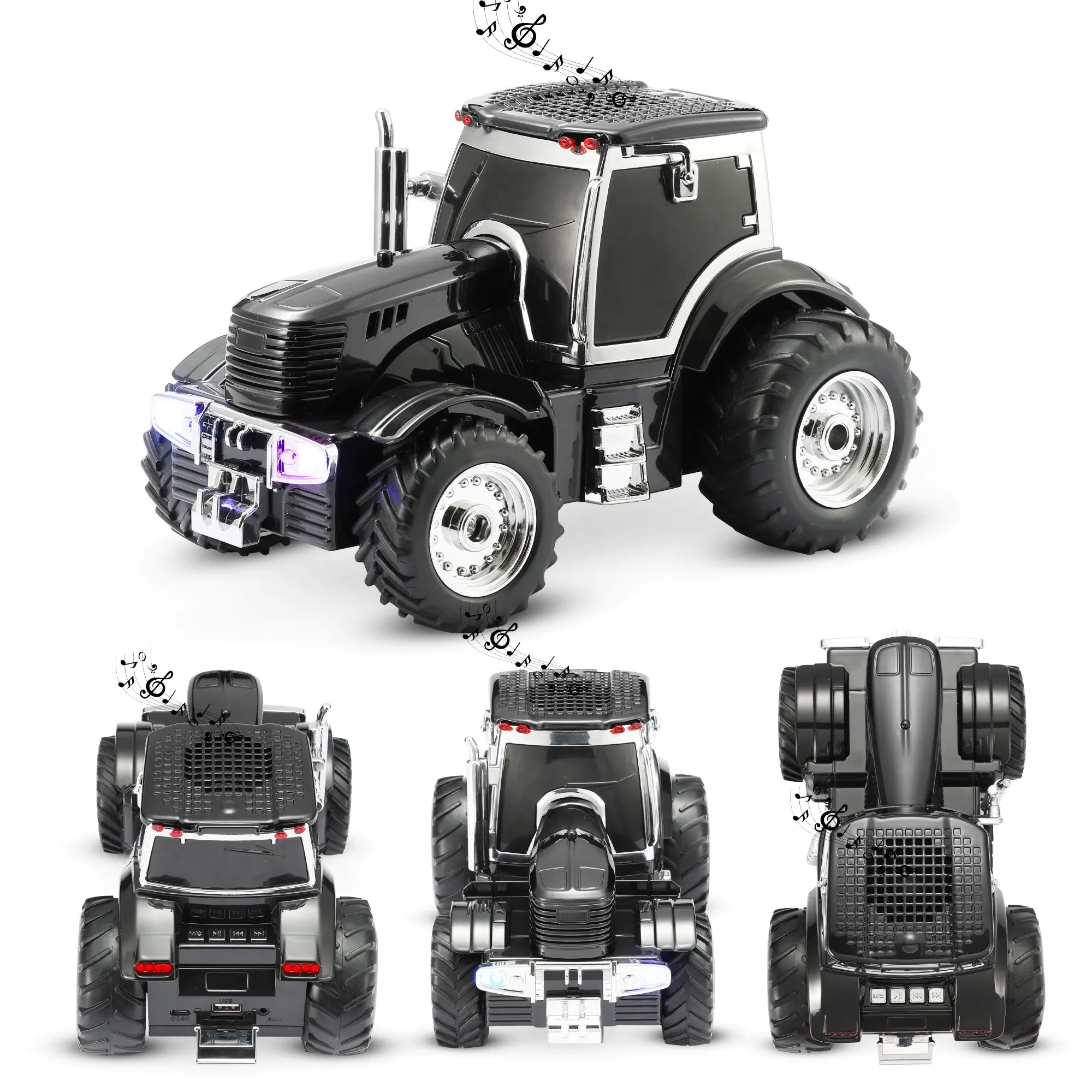 Fuzix WS-560 Truck Model Bluetooth Speaker with USB Micro SD AUX FM Radio TWS Pairing for Indoor Outdoor Party Birthday Gift Cybertruck Car-Inspired Design High-Quality Sound Portable Power Compact Gift-Worthy