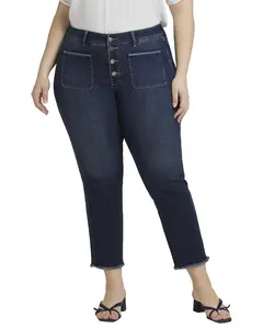 NYDJ Plus Marilyn Lotus Gardens Ankle Crop Jean