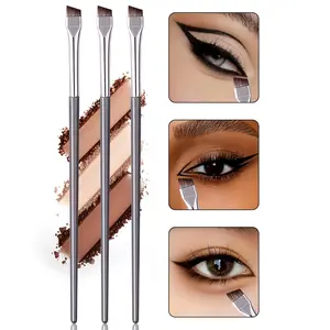 3 Sets Of Blade Eyeliner Brushes, Angled Eyeliner Brushes, Under-eyelid Makeup Brushes, Angled Eyebrow Brushes, and Fine Detail Brushes, Eyeshadow Brushes, Brush Set Cosmetic