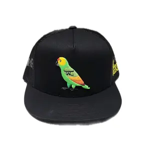 Perico Cap - Black/Black    and Brown/White               Black Perico Cap - Black/Black