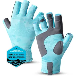 UV Fishing Gloves - Fingerless, Kayaking & Sailing - UPF 50+ Sun Protection
