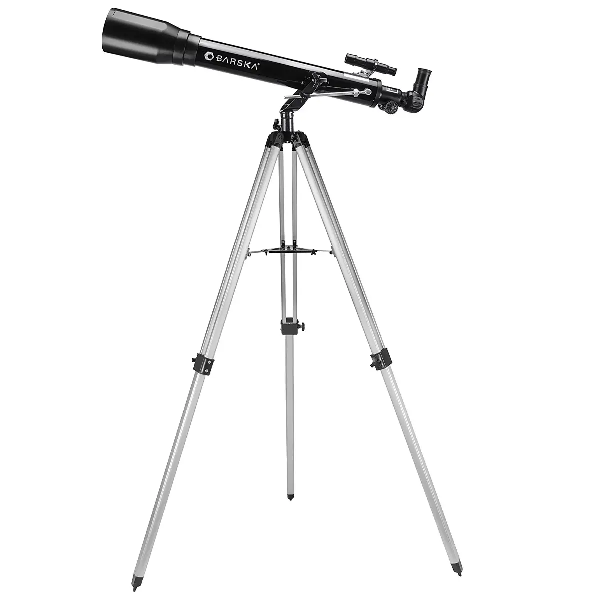Barska 525 Power 70070 Starwatcher 70mm Refractor Telescope with Deepsky Astronomy Software, 700mm Focal Length, f/10 Focal Ratio
