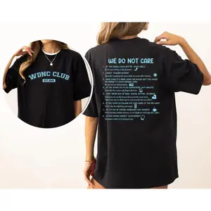 We Do Not Care Club 2side Shirt, I Don't Care Tshirt, Menopause Tee, Perimenopause Shirt, Full Colors Full Sizes Gift For Women, Unisex Short Sleeve Tee