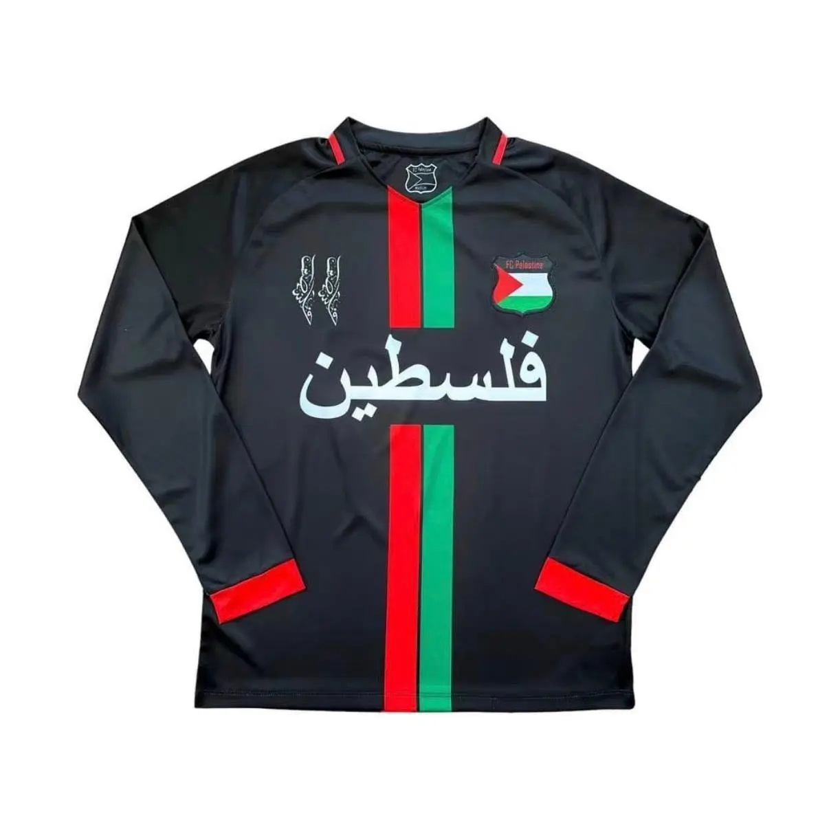 Long Sleeve Classic Red and Green Jersey