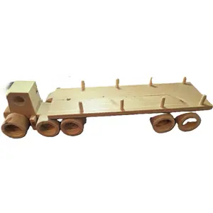 Wooden flatbed Semi